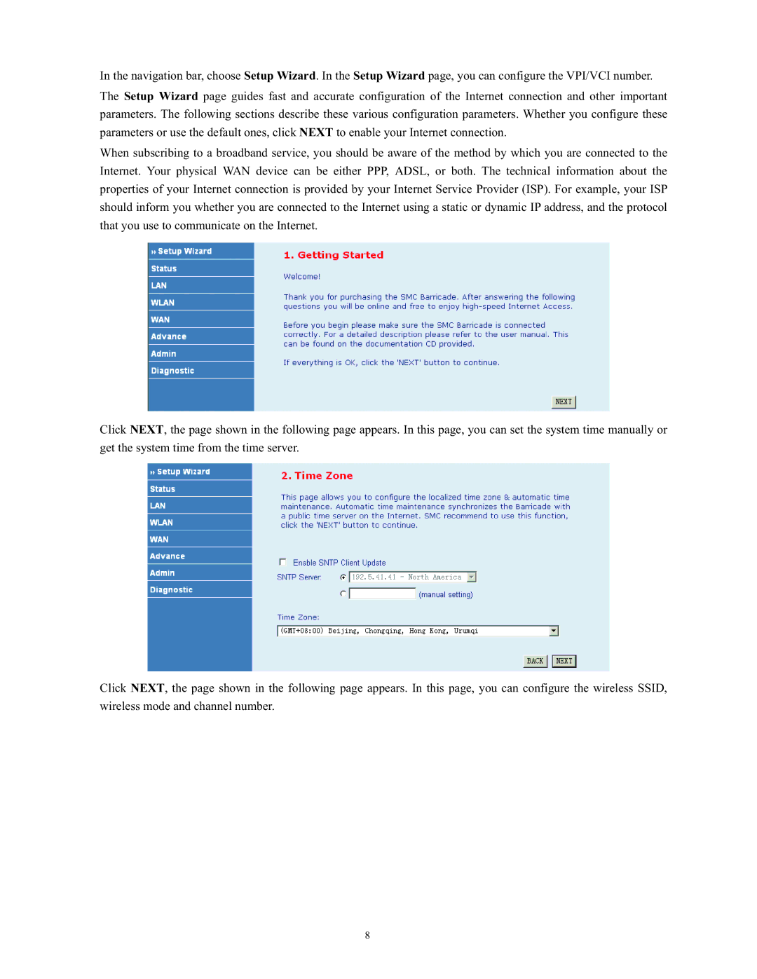 SMC Networks SMC790WBRA4 manual 