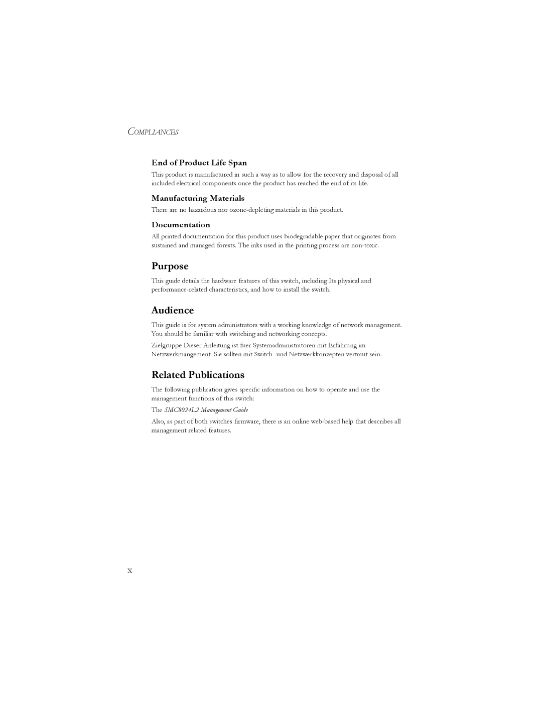 SMC Networks SMC8024L2 manual Purpose, Audience, Related Publications 