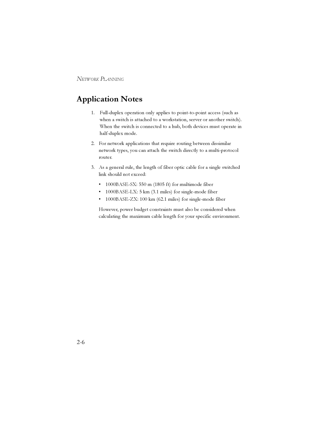 SMC Networks SMC8024L2 manual Application Notes 