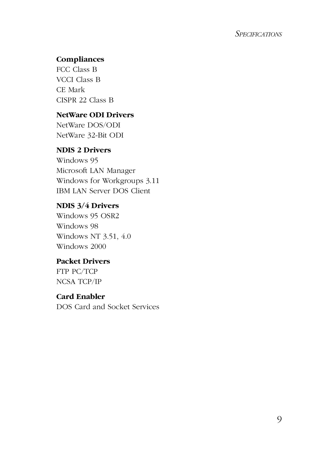 SMC Networks SMC8036TX manual Compliances 