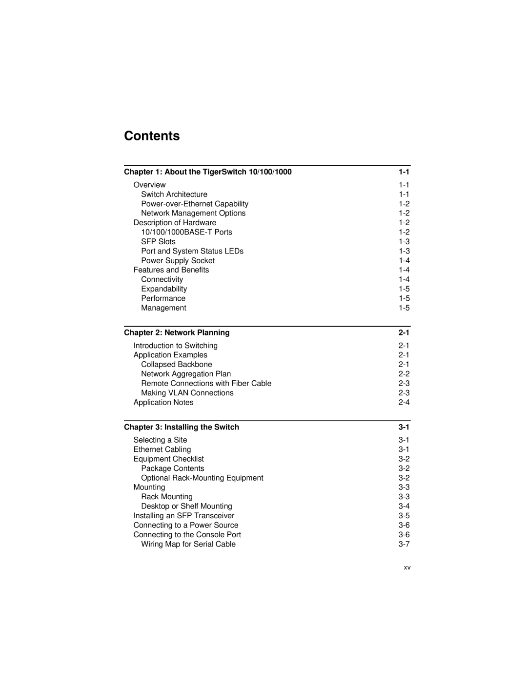 SMC Networks SMC8124PL2 manual Contents 