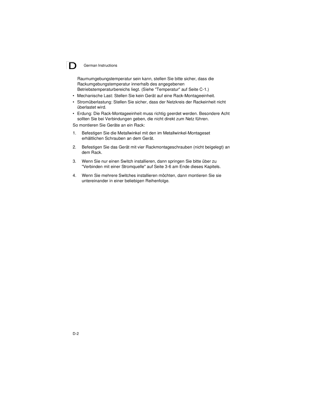 SMC Networks SMC8124PL2 manual German Instructions 