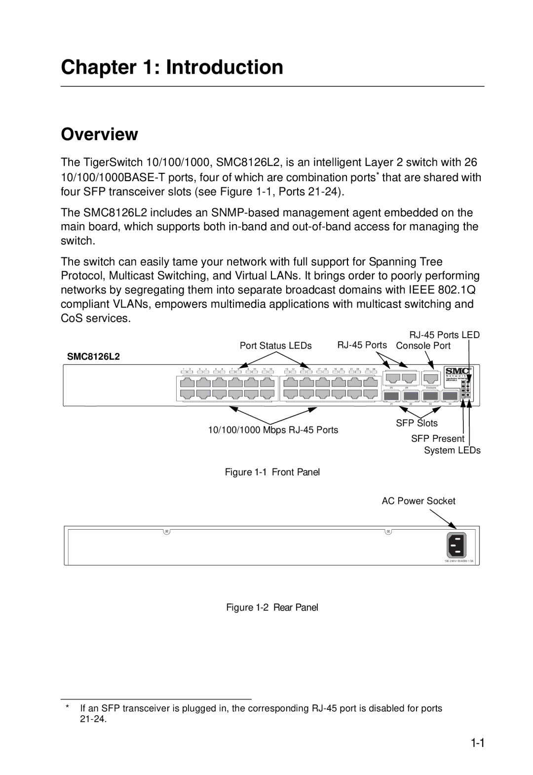 SMC Networks SMC8126L2 manual Introduction, Overview 