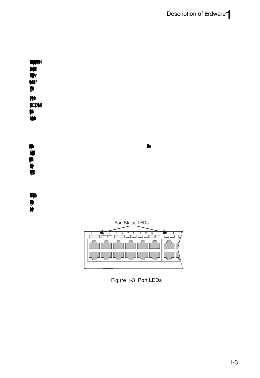 SMC Networks SMC8126L2 manual Description of Hardware, 10/100/1000BASE-T Ports, SFP Slots, Port and System Status LEDs 