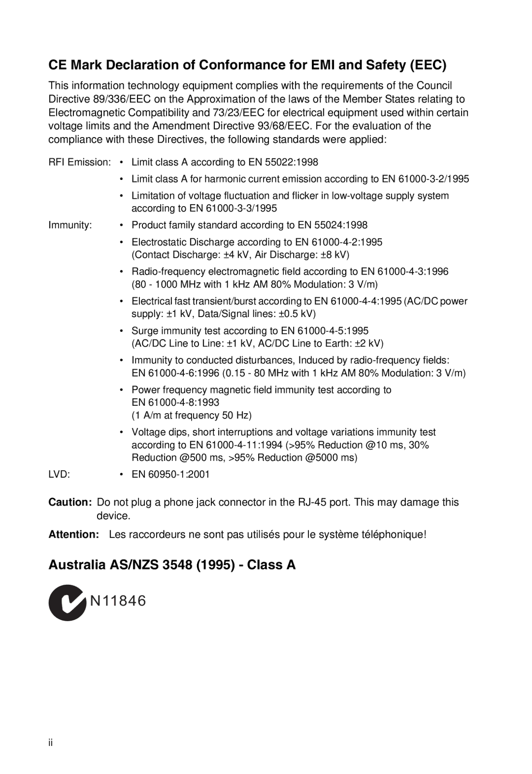 SMC Networks SMC8126L2 manual N11846 