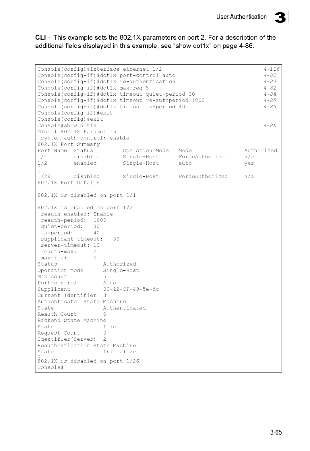 SMC Networks SMC8150L2 manual Consoleconfig#interface ethernet 1/2 