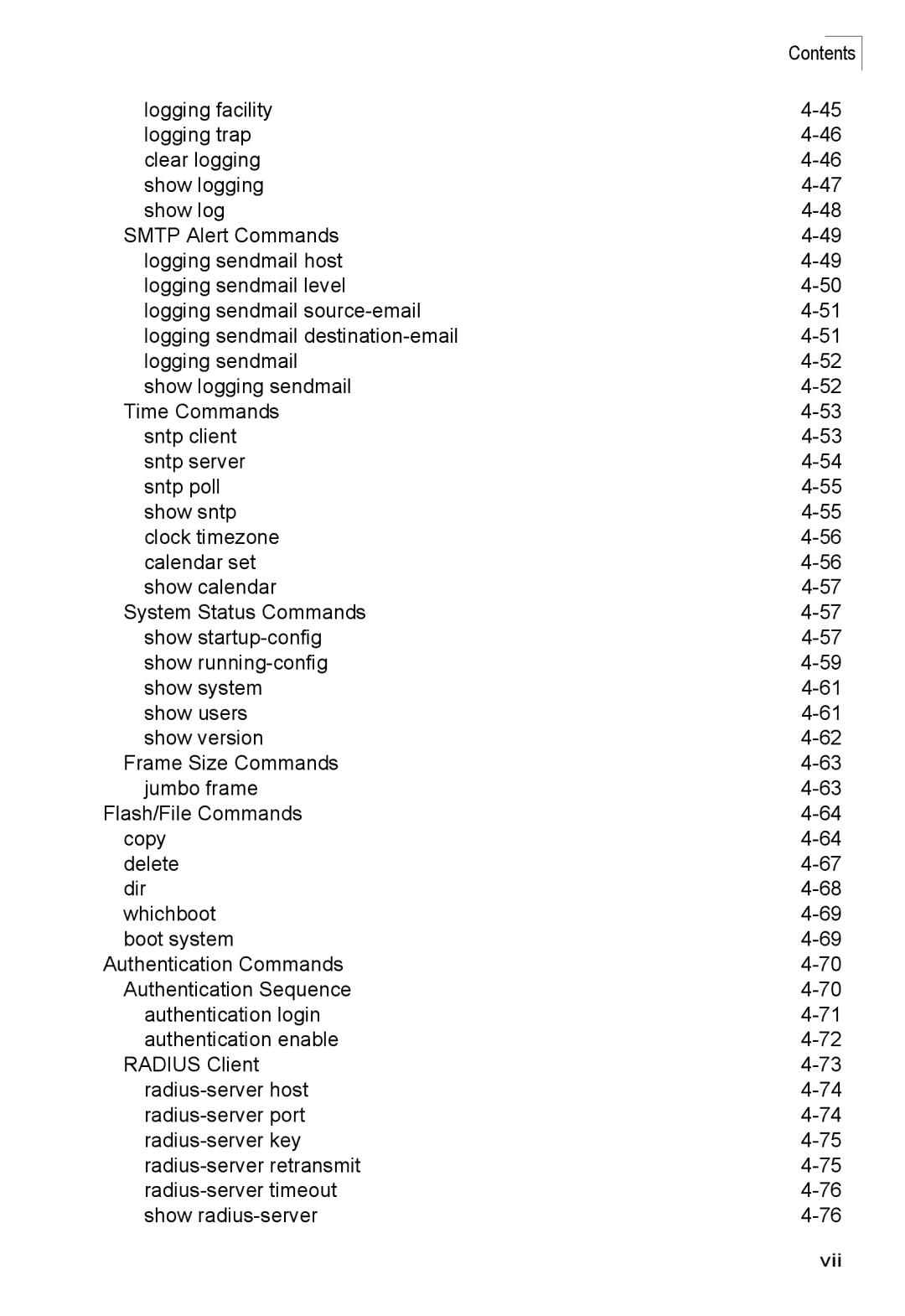 SMC Networks SMC8150L2 manual Vii 