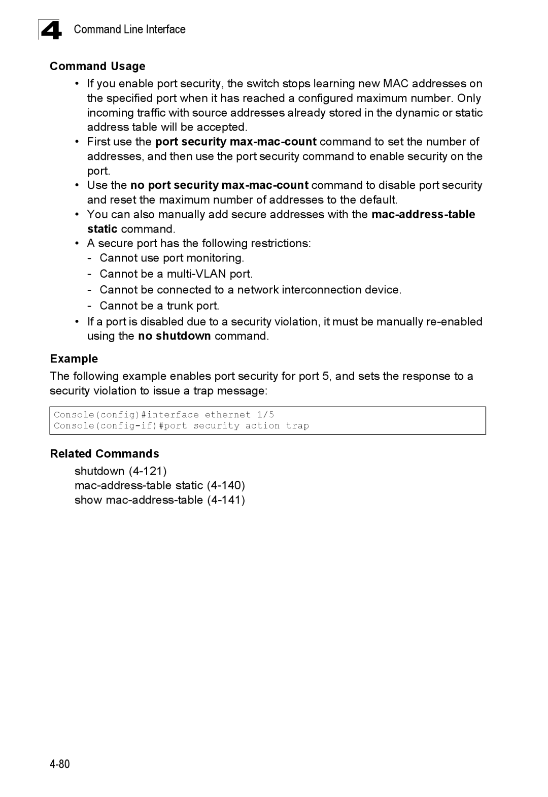 SMC Networks SMC8150L2 manual Command Usage 