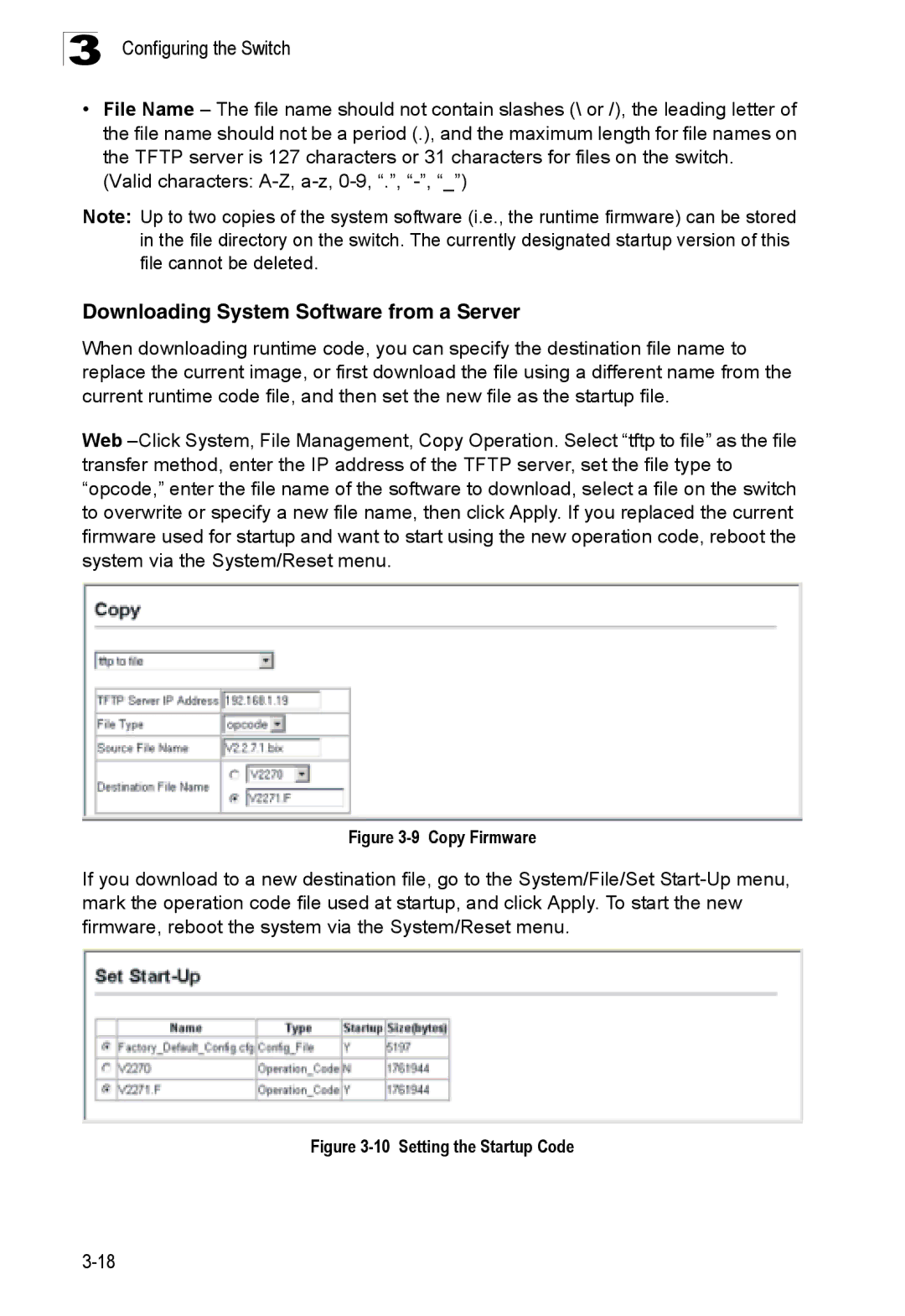 SMC Networks SMC8150L2 manual Downloading System Software from a Server, Copy Firmware 