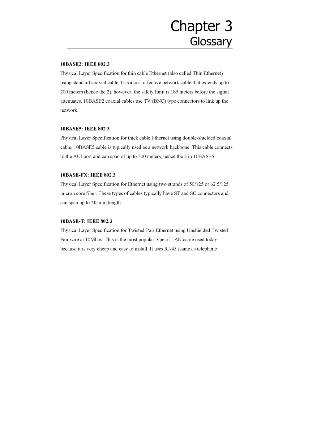 SMC Networks SMC8506T manual Glossary 