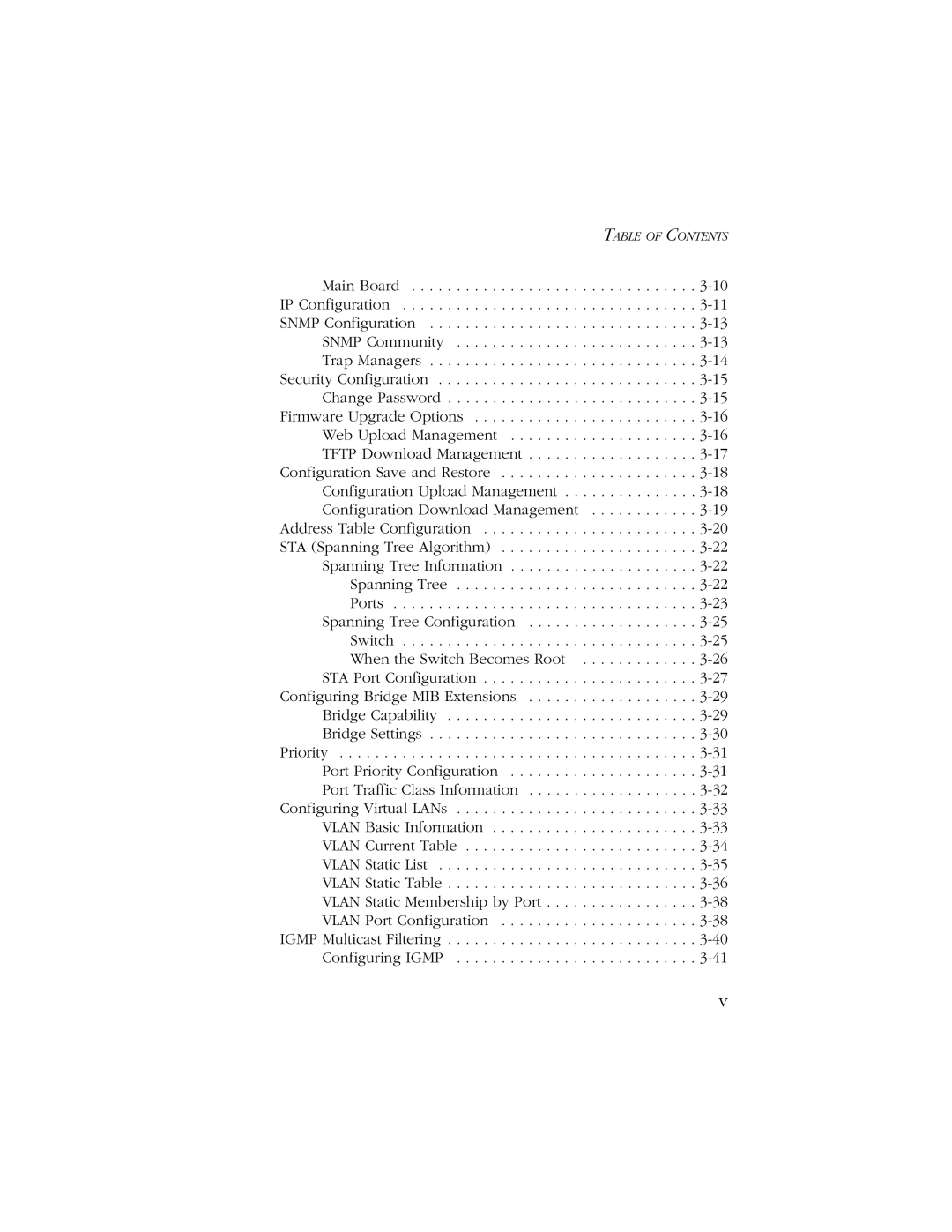 SMC Networks SMC8606T manual Table of Contents 