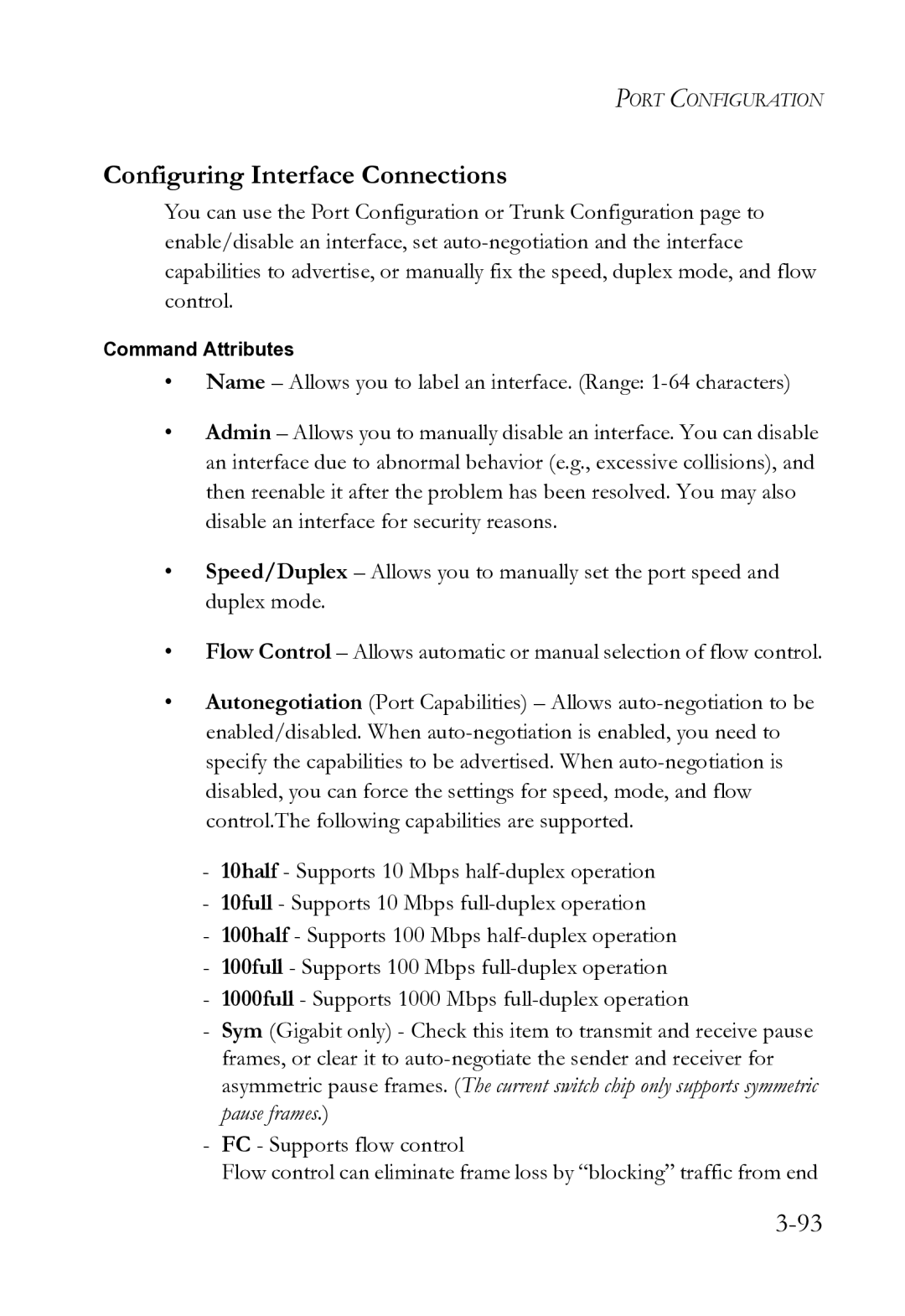 SMC Networks SMC8612XL3 F 1.0.1.3 manual Configuring Interface Connections 