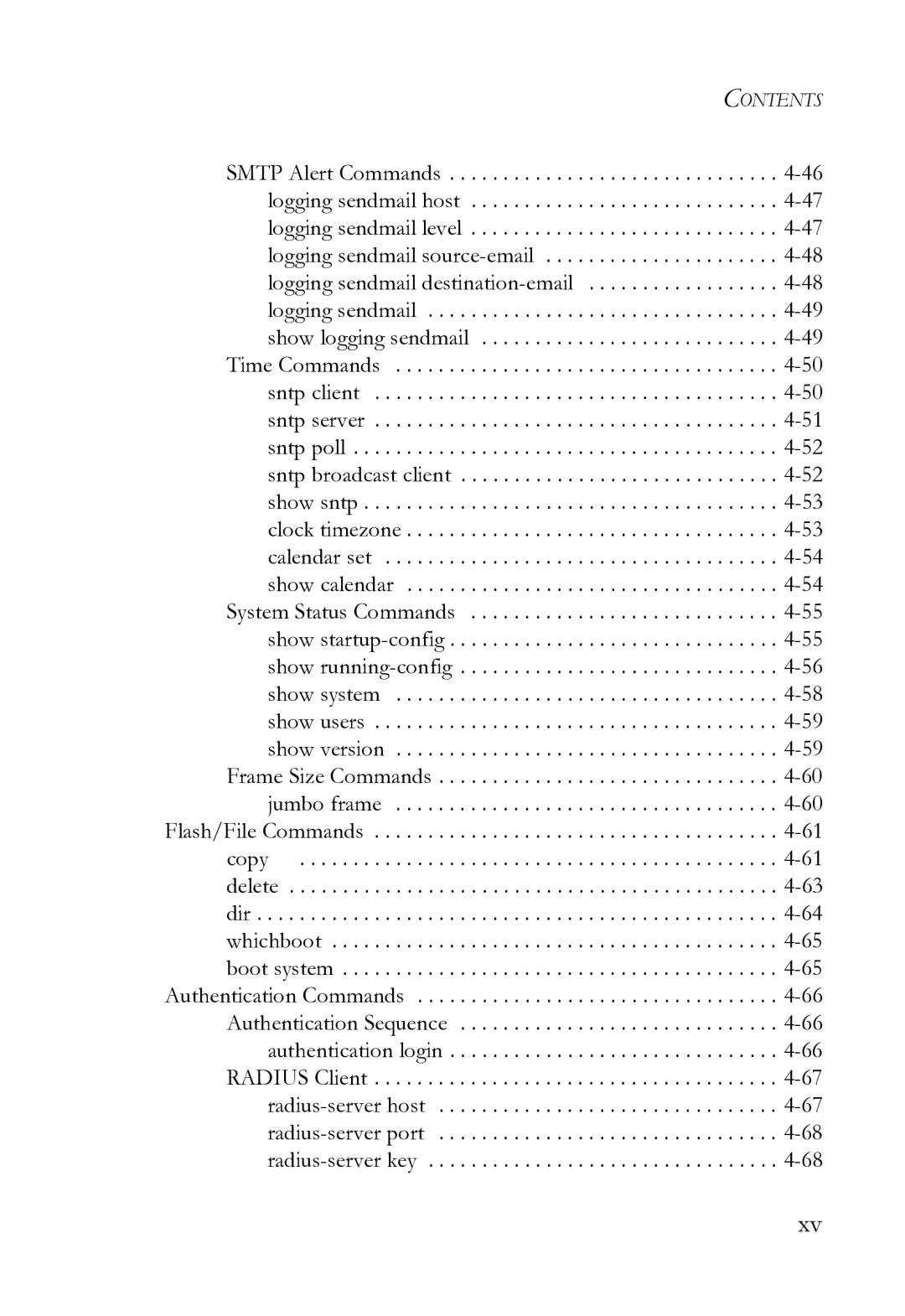 SMC Networks SMC8612XL3 F 1.0.1.3 manual Contents 