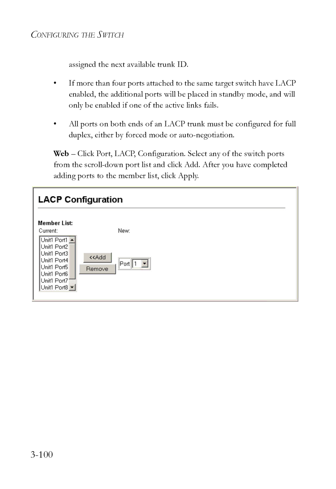 SMC Networks SMC8612XL3 F 1.0.1.3 manual 100 