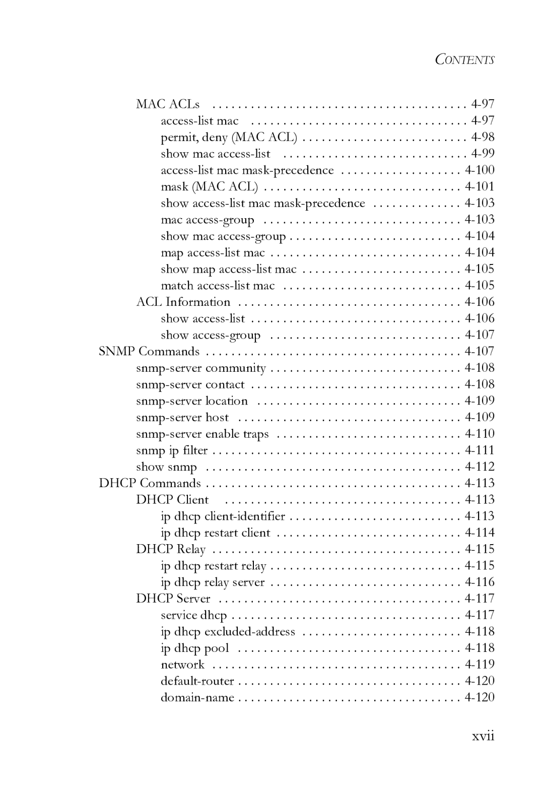 SMC Networks SMC8612XL3 F 1.0.1.3 manual Xvii 