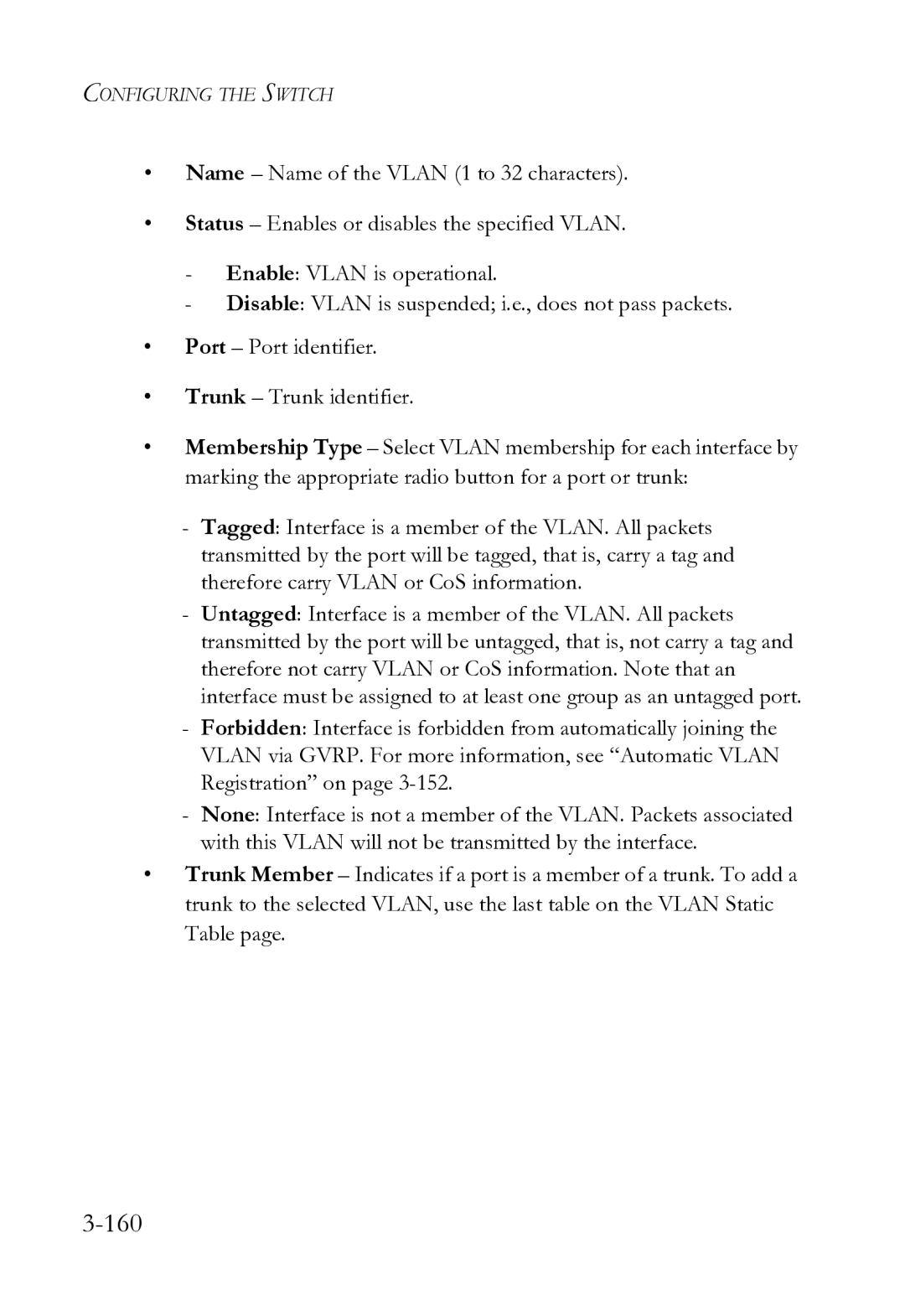 SMC Networks SMC8612XL3 F 1.0.1.3 manual 160 