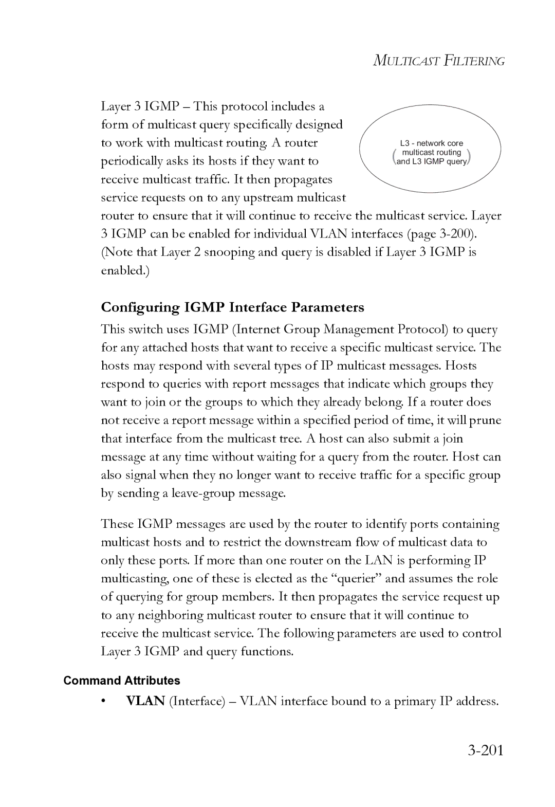 SMC Networks SMC8612XL3 F 1.0.1.3 manual 201, Vlan Interface Vlan interface bound to a primary IP address 