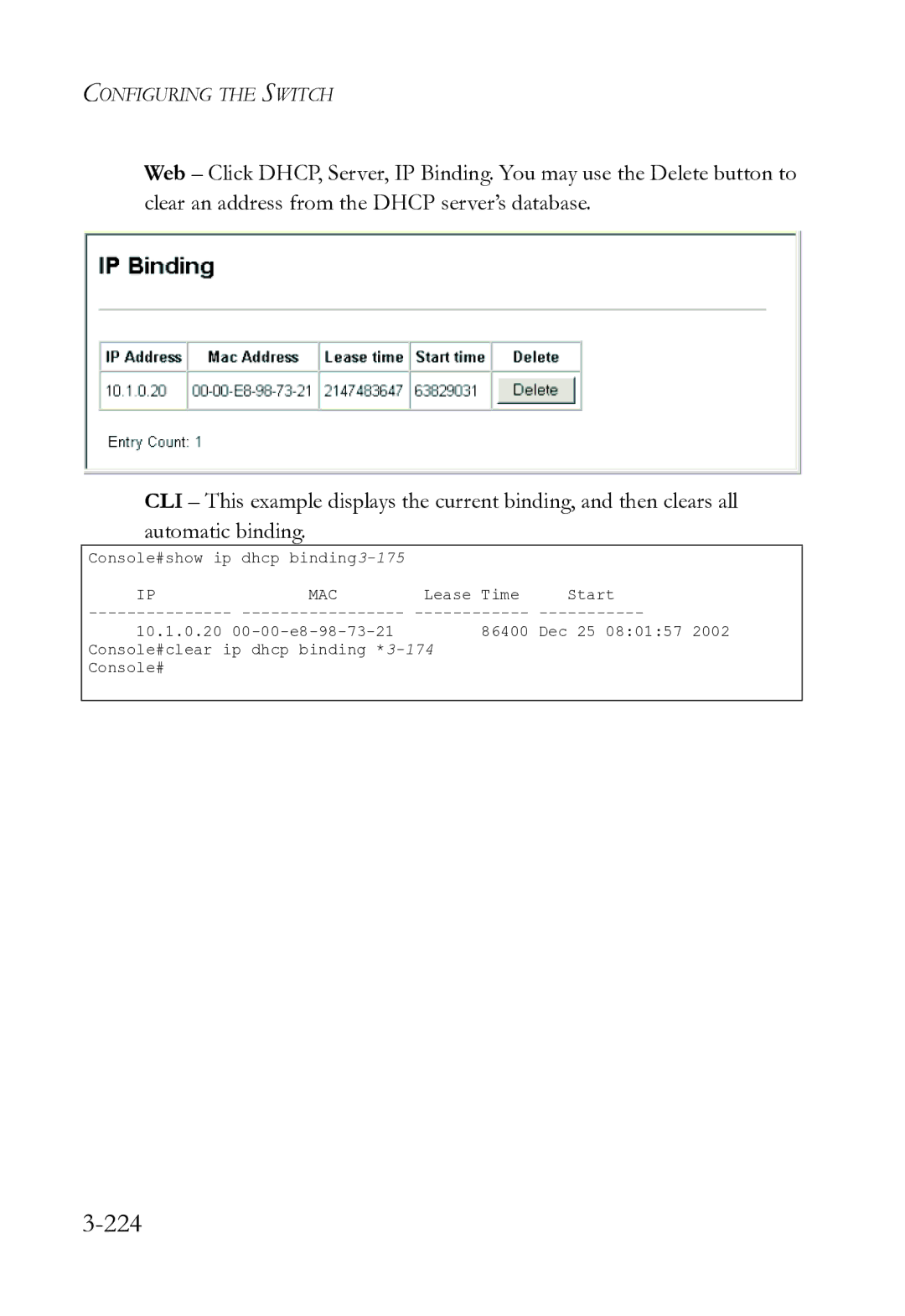 SMC Networks SMC8612XL3 F 1.0.1.3 manual 224, Mac 