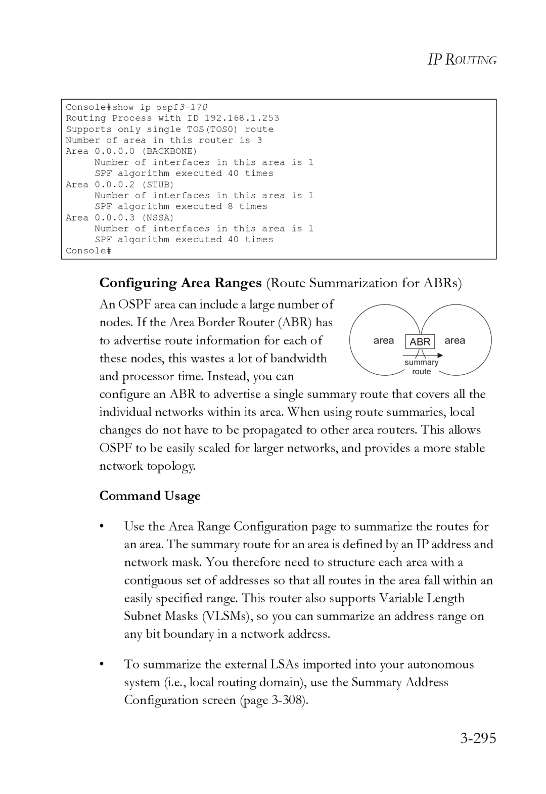 SMC Networks SMC8612XL3 F 1.0.1.3 manual 295, These nodes, this wastes a lot of bandwidth, Processor time. Instead, you can 