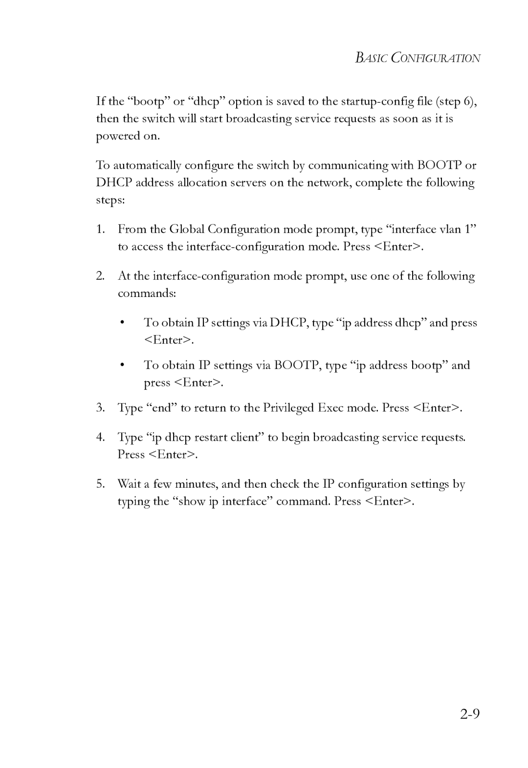 SMC Networks SMC8612XL3 F 1.0.1.3 manual Basic Configuration 