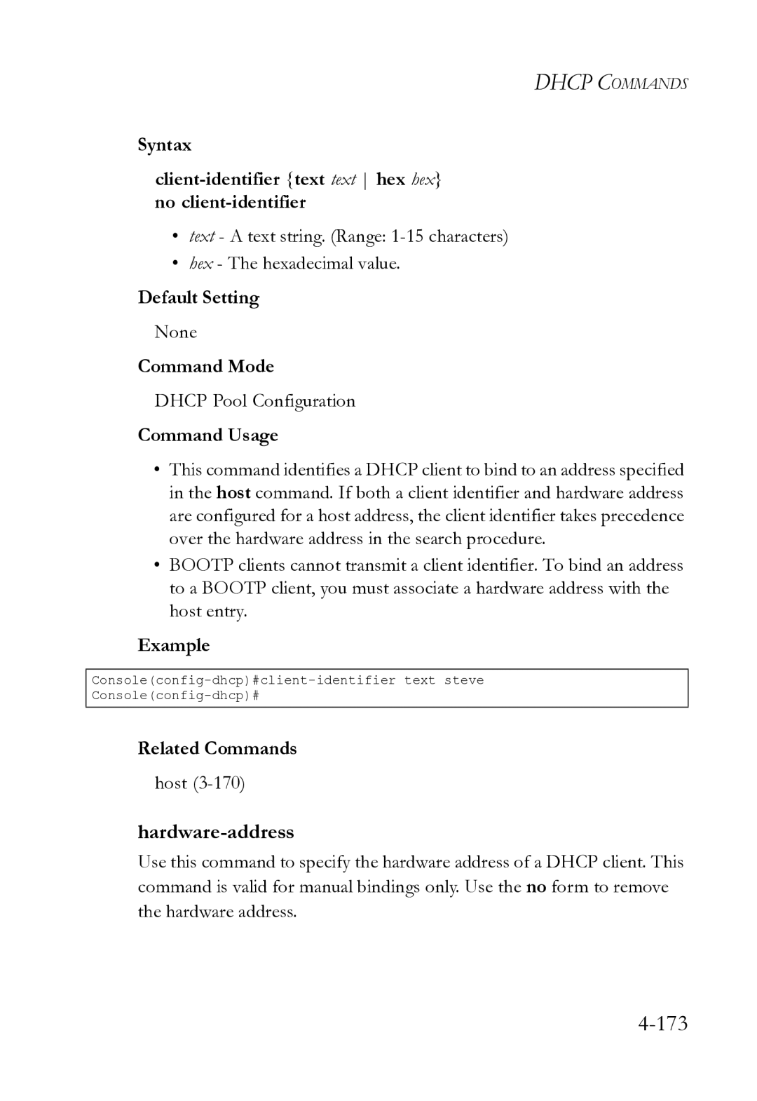 SMC Networks SMC8612XL3 F 1.0.1.3 manual Hardware-address, Host 