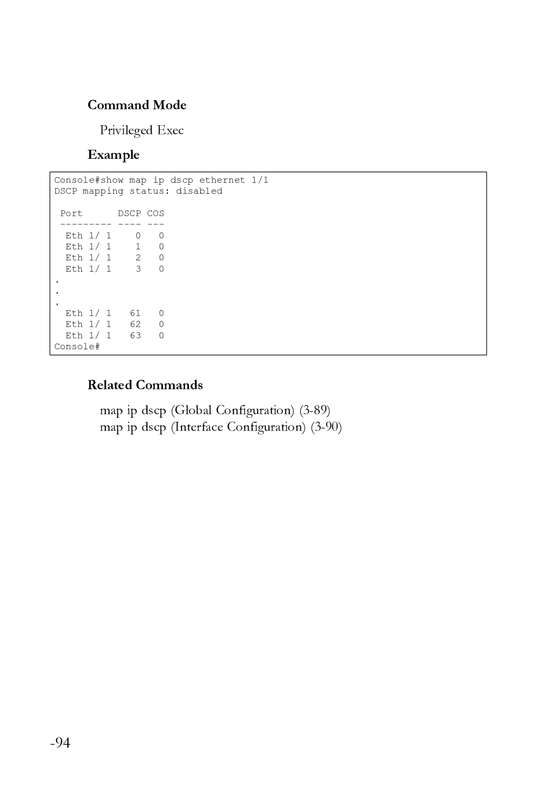 SMC Networks SMC8612XL3 F 1.0.1.3 manual Command Mode 