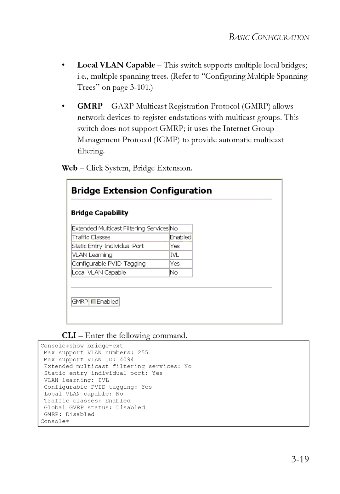 SMC Networks SMC8612XL3 F 1.0.1.3 manual Basic Configuration 