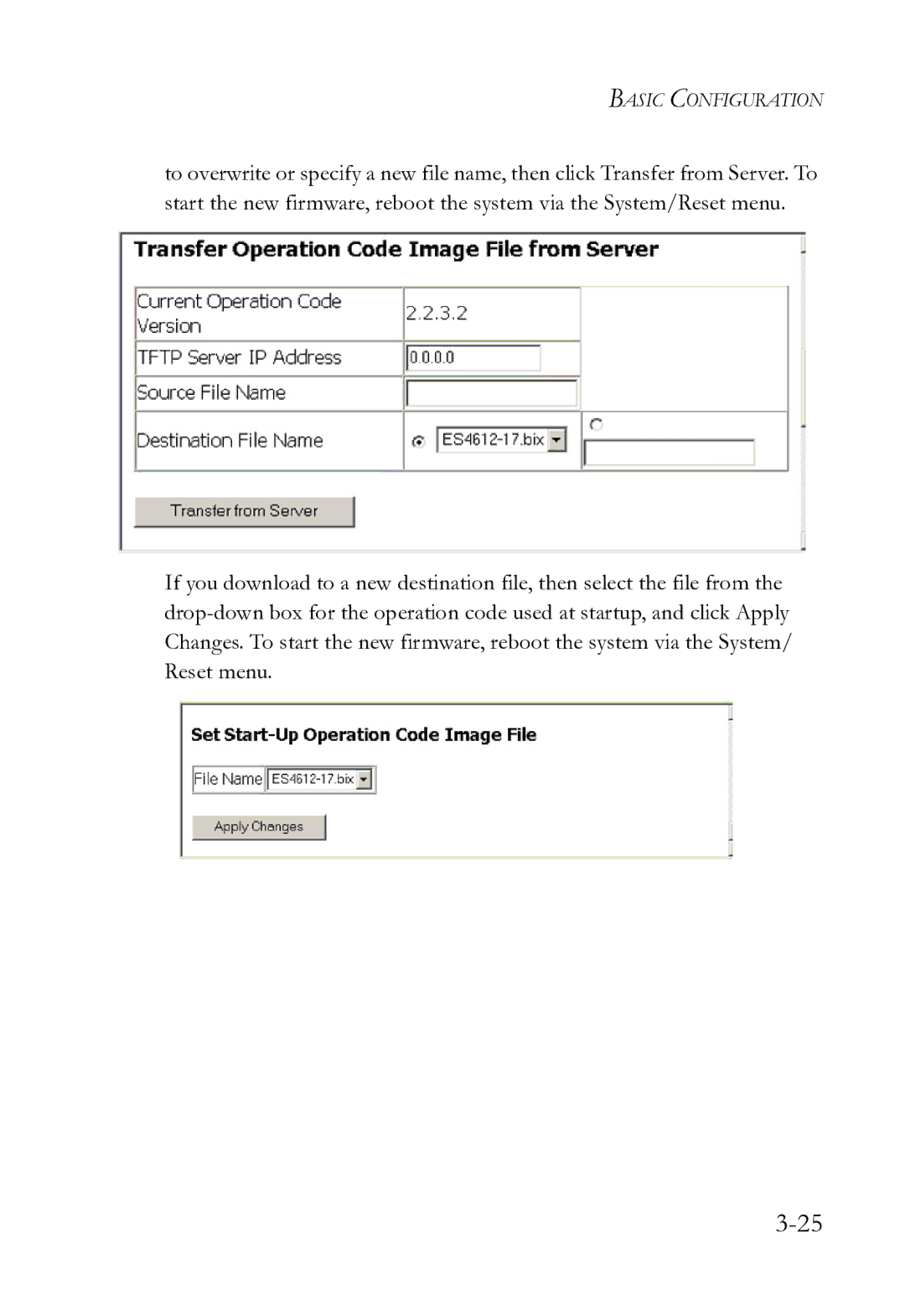 SMC Networks SMC8612XL3 F 1.0.1.3 manual Basic Configuration 