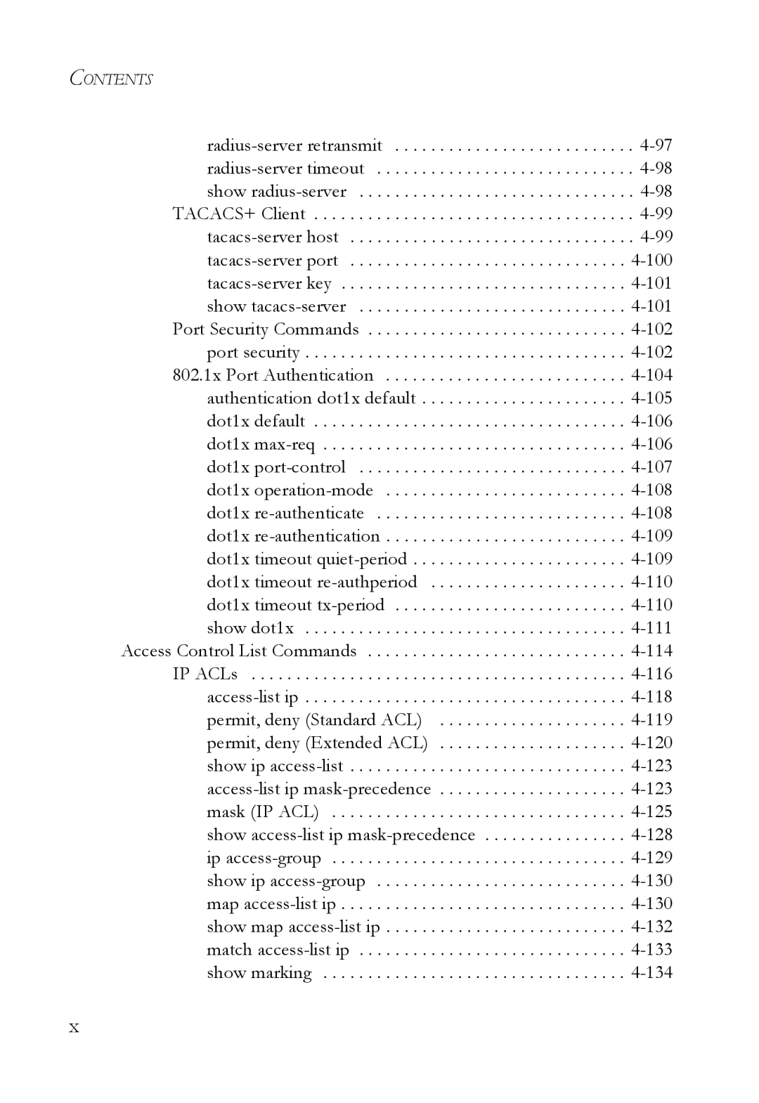 SMC Networks SMC8624/48T manual Contents 