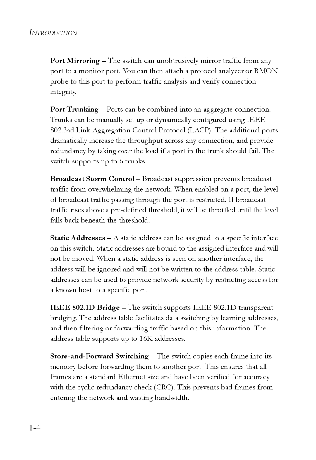 SMC Networks SMC8624/48T manual Introduction 