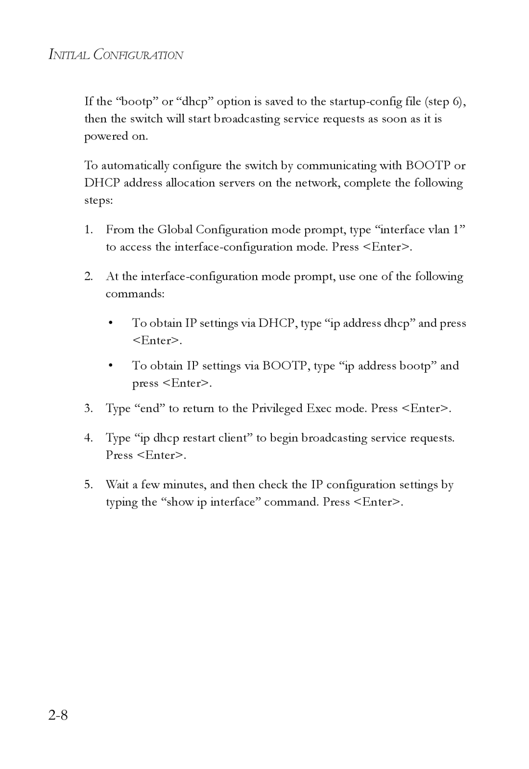 SMC Networks SMC8624/48T manual Initial Configuration 