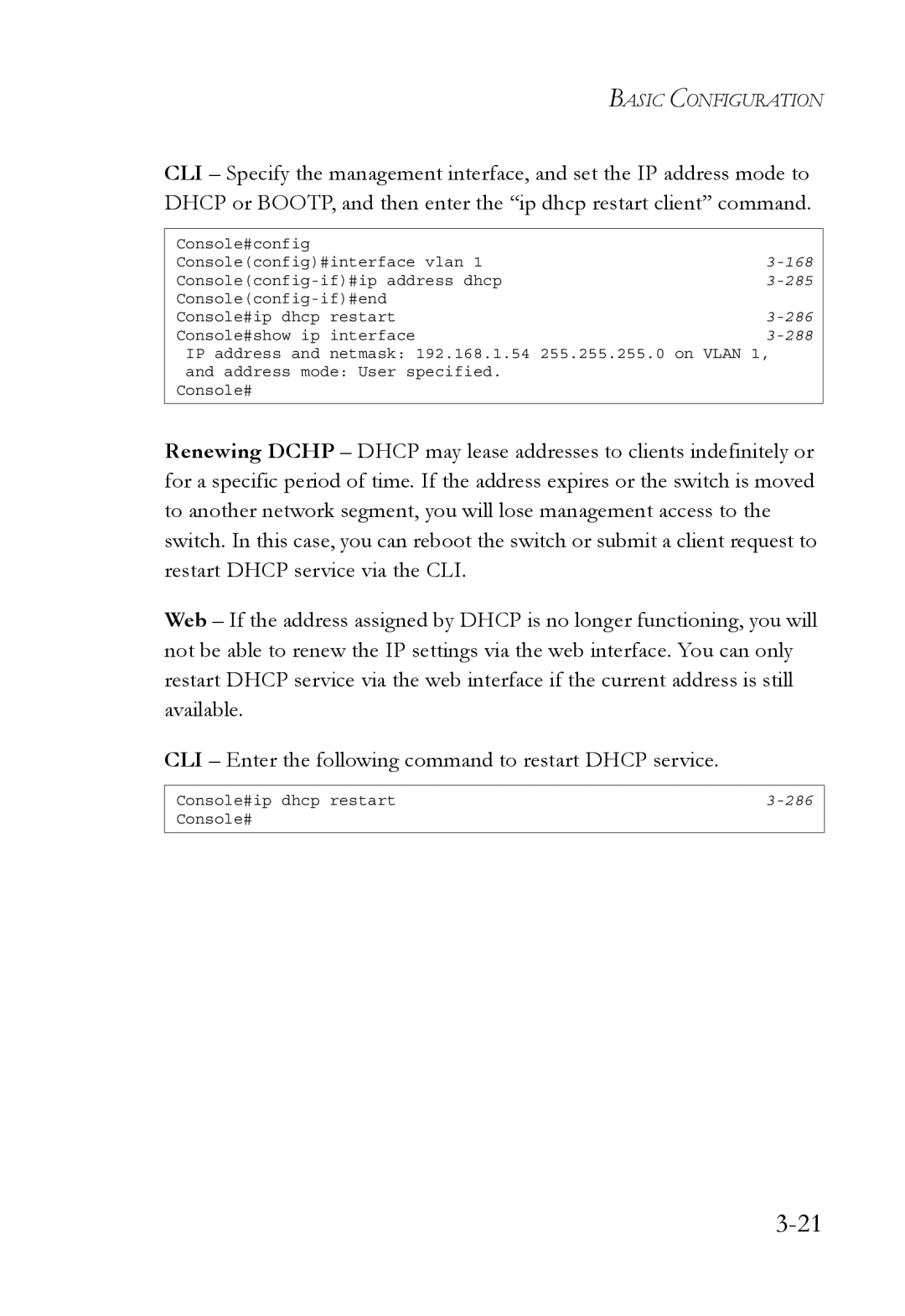 SMC Networks SMC8624/48T manual 288 