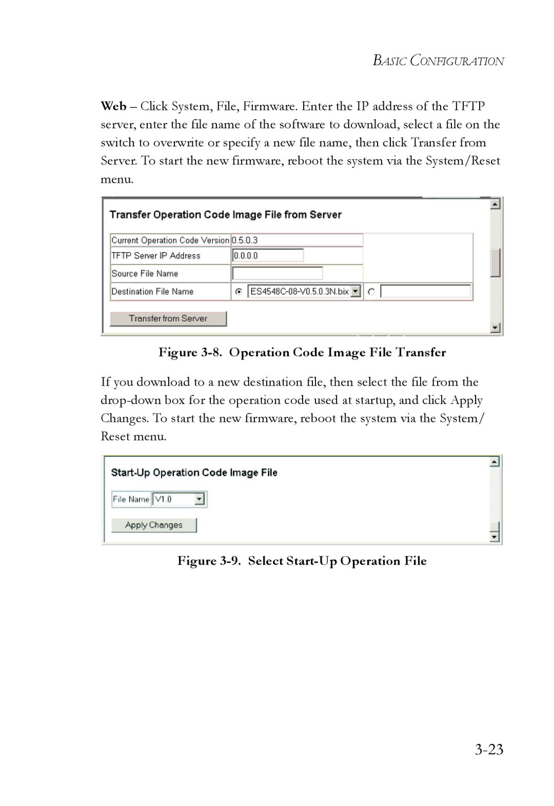 SMC Networks SMC8624/48T manual Operation Code Image File Transfer 