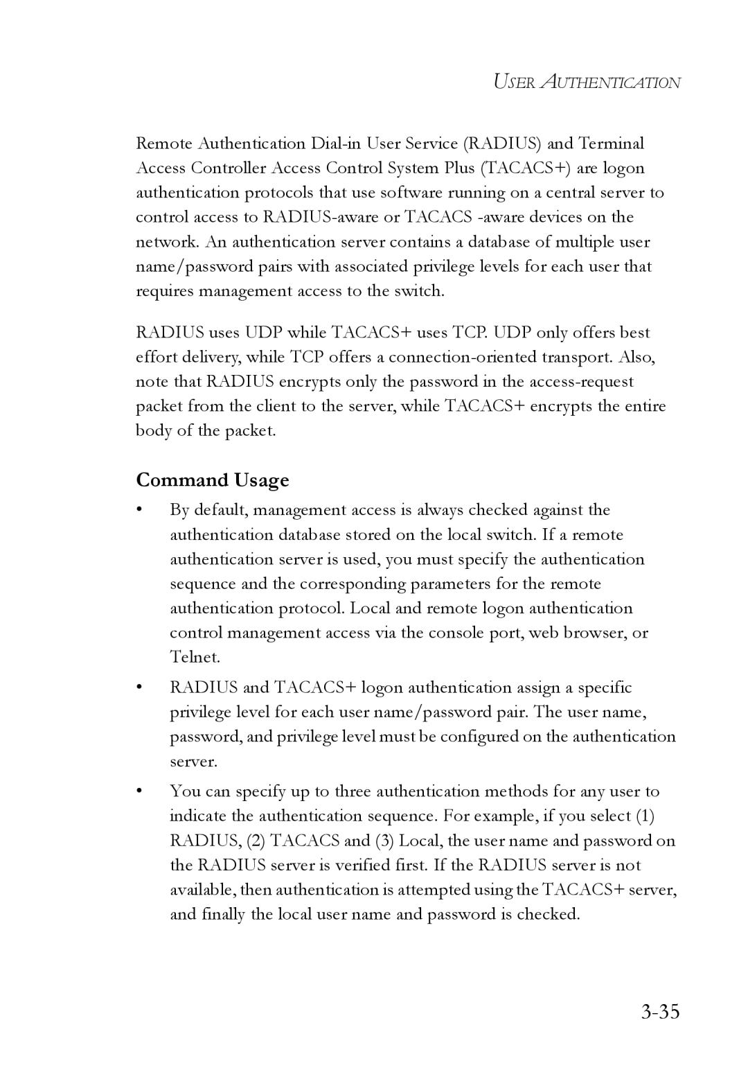 SMC Networks SMC8624/48T manual Command Usage 