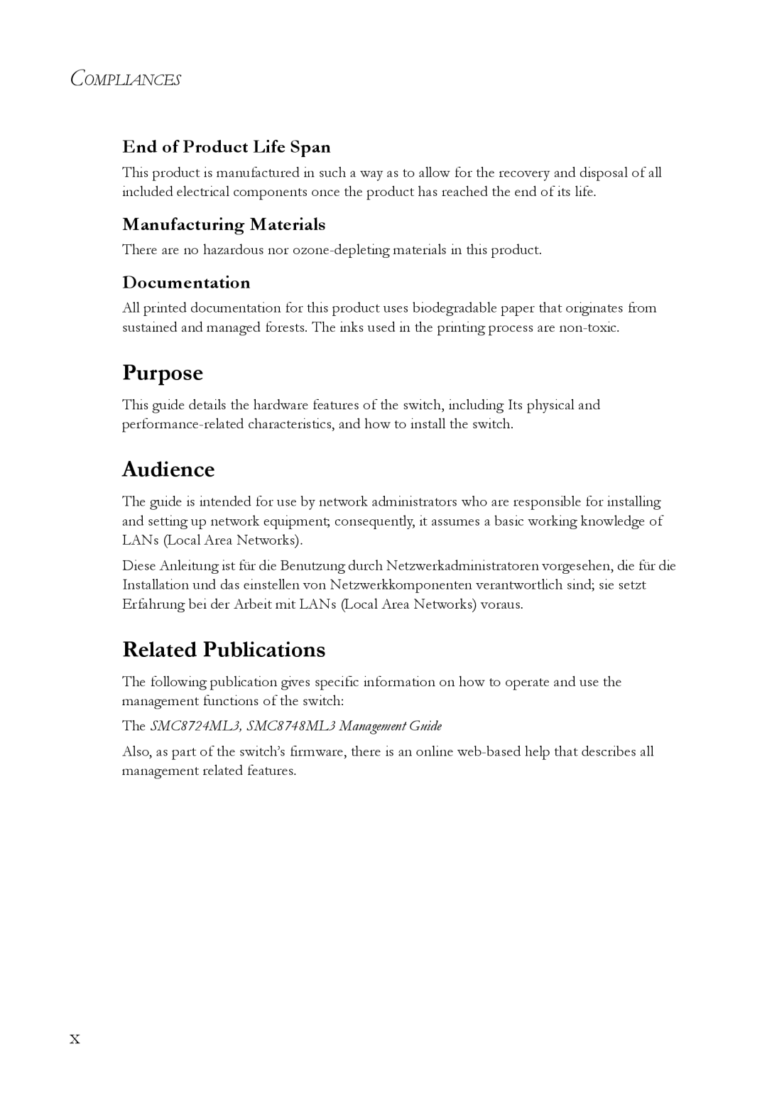 SMC Networks SMC8724ML3, SMC8748ML3 manual Purpose, Audience, Related Publications 