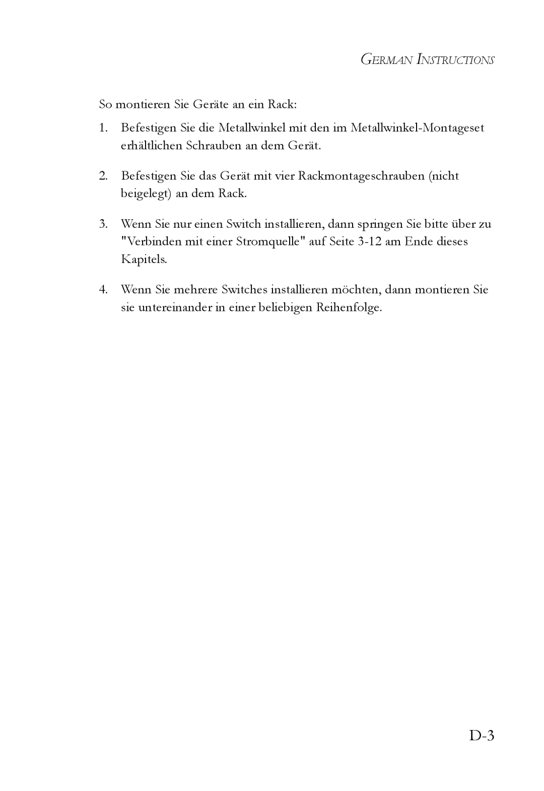 SMC Networks SMC8848M manual German Instructions 