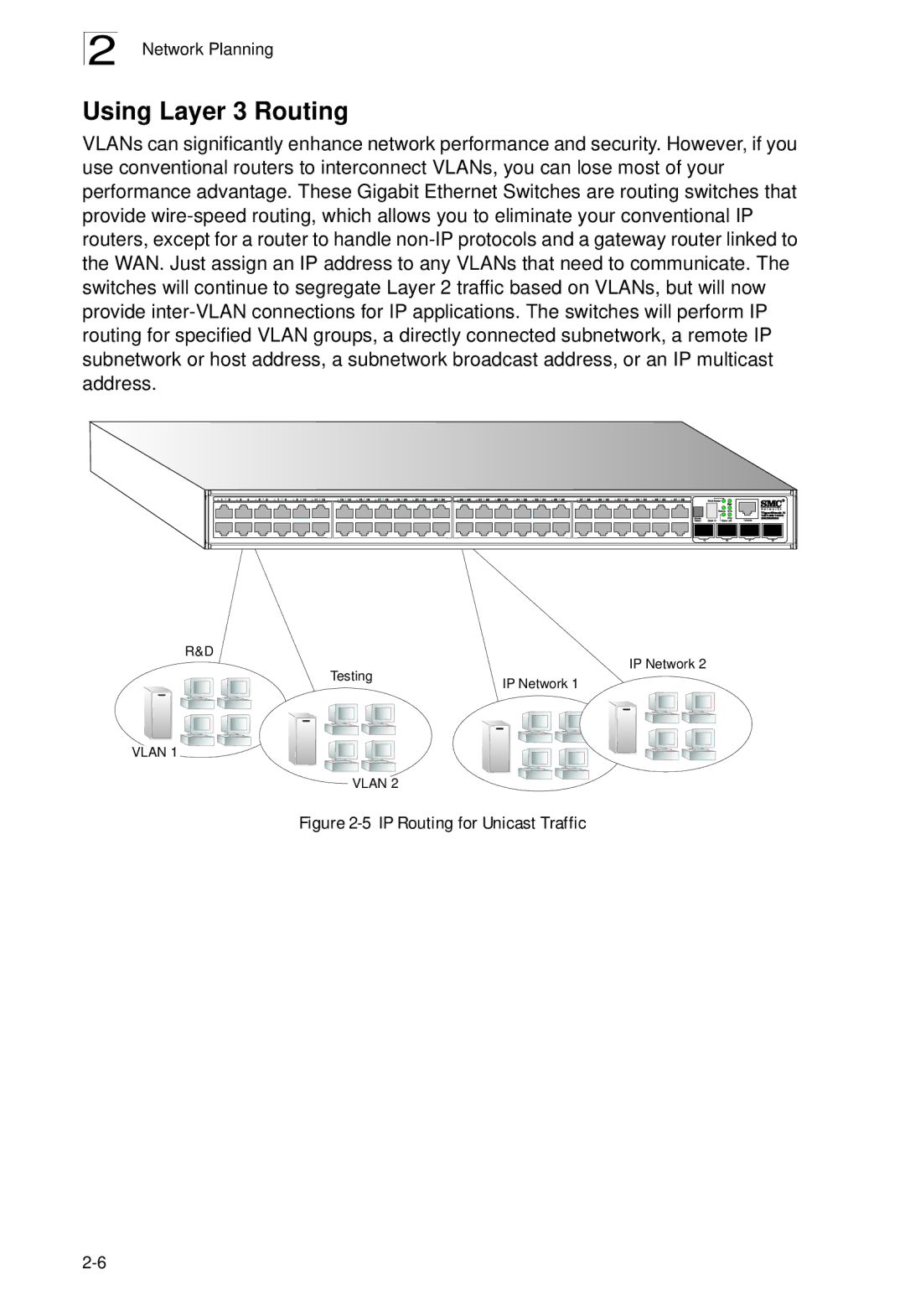 SMC Networks SMC8926EM, SMC8950EM manual Using Layer 3 Routing 