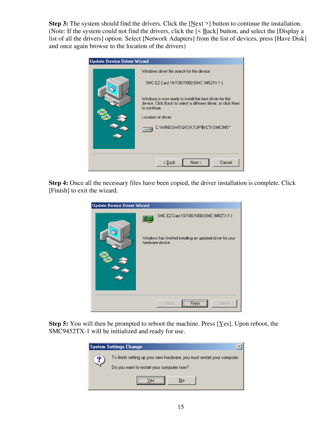 SMC Networks SMC9452TX-1 manual 