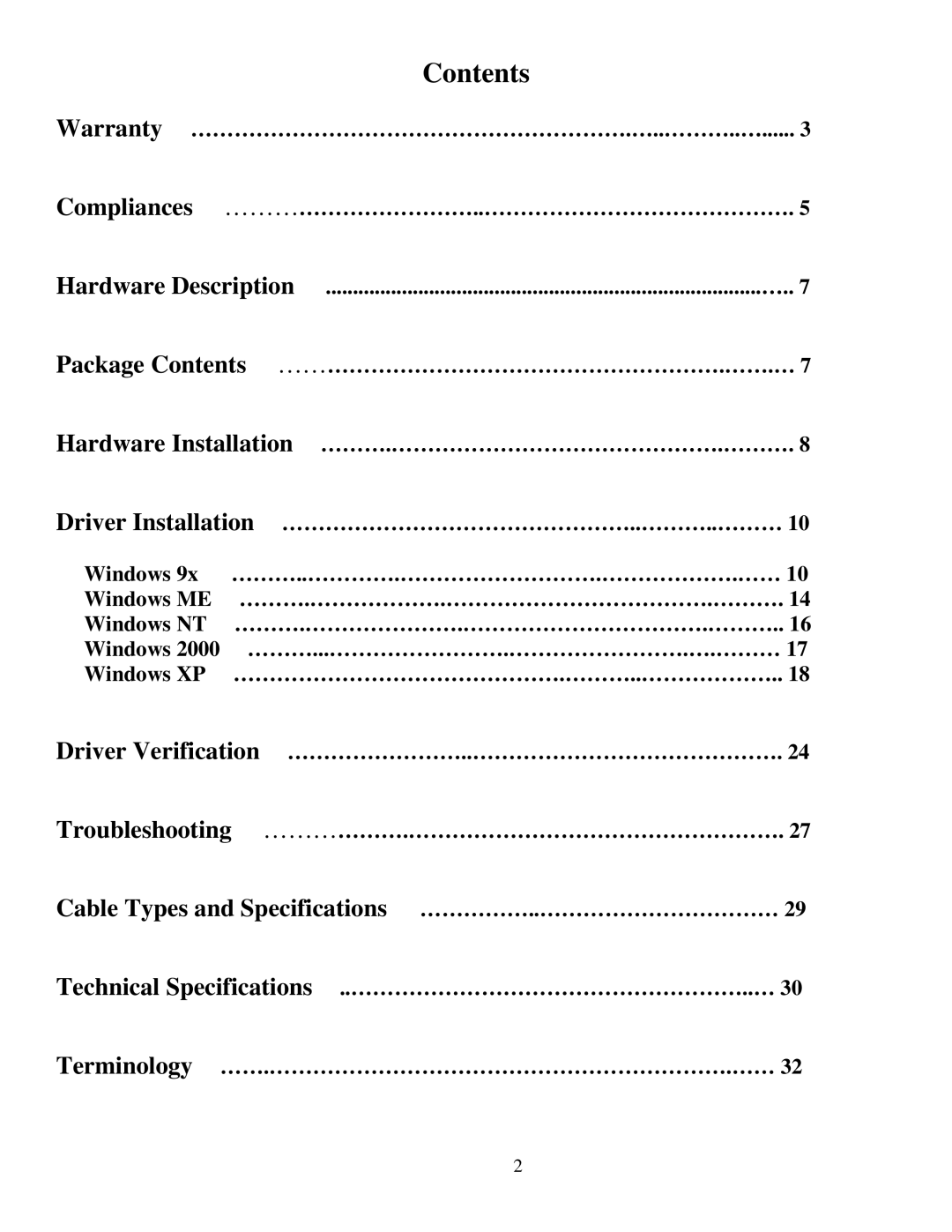 SMC Networks SMC9452TX-1 manual Contents 