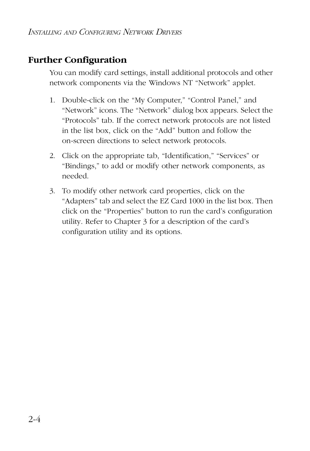 SMC Networks SMC9452TX manual Further Configuration 