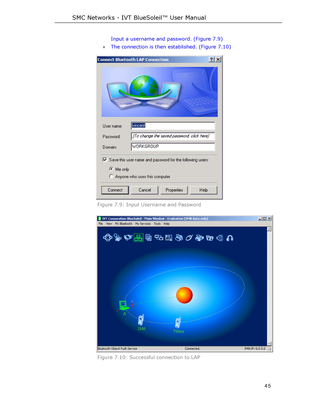 SMC Networks SMCBT-EDR manual Input Username and Password 