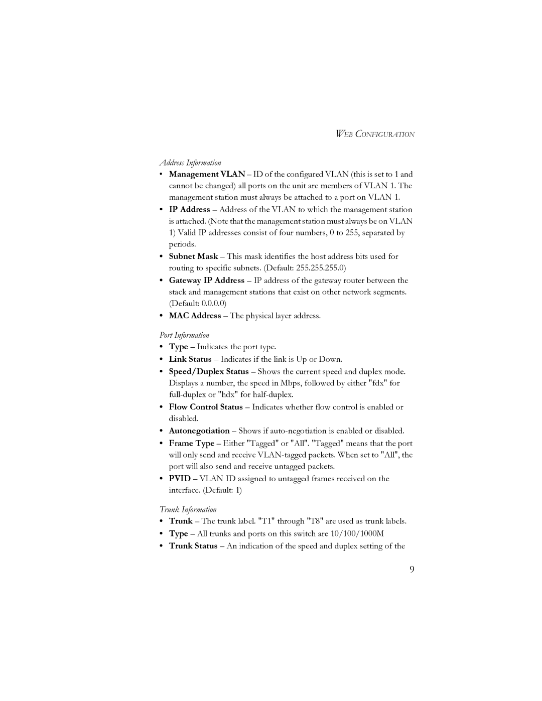 SMC Networks SMCGS24-Smart, SMCGS16-Smart manual Address Information 