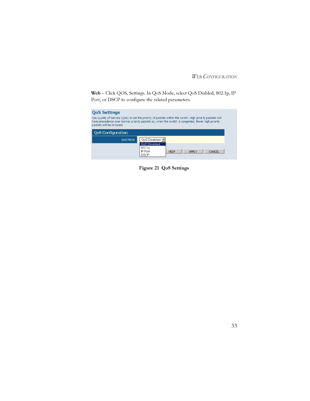 SMC Networks SMCGS24-Smart, SMCGS16-Smart manual QoS Settings 