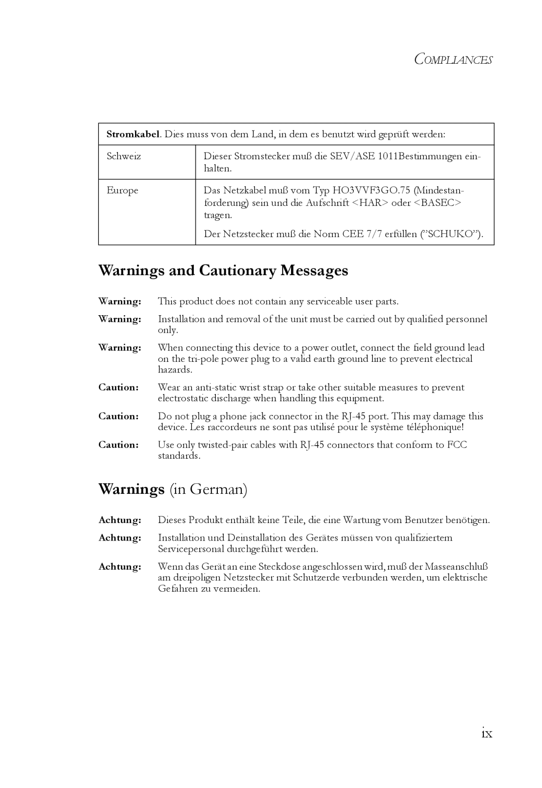 SMC Networks SMCGS24 manual Halten 