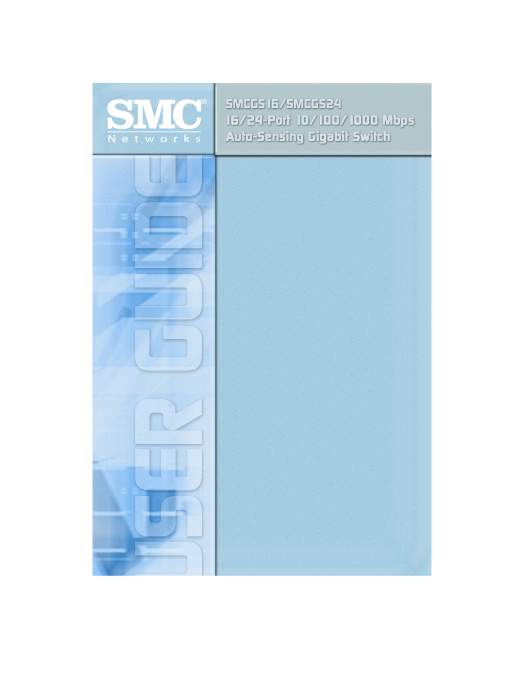 SMC Networks SMCGS24 manual 
