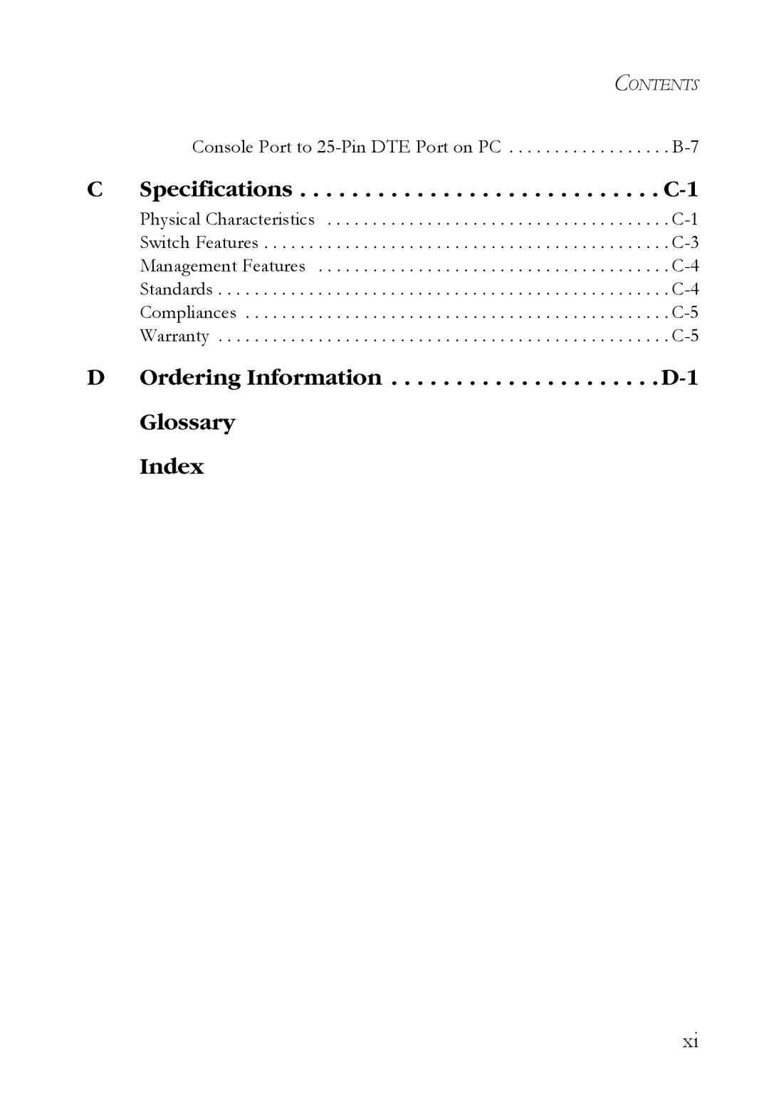 SMC Networks SMCRPS600W*, SMCBGSLCX1, SMCBGLLCX1 manual Contents 