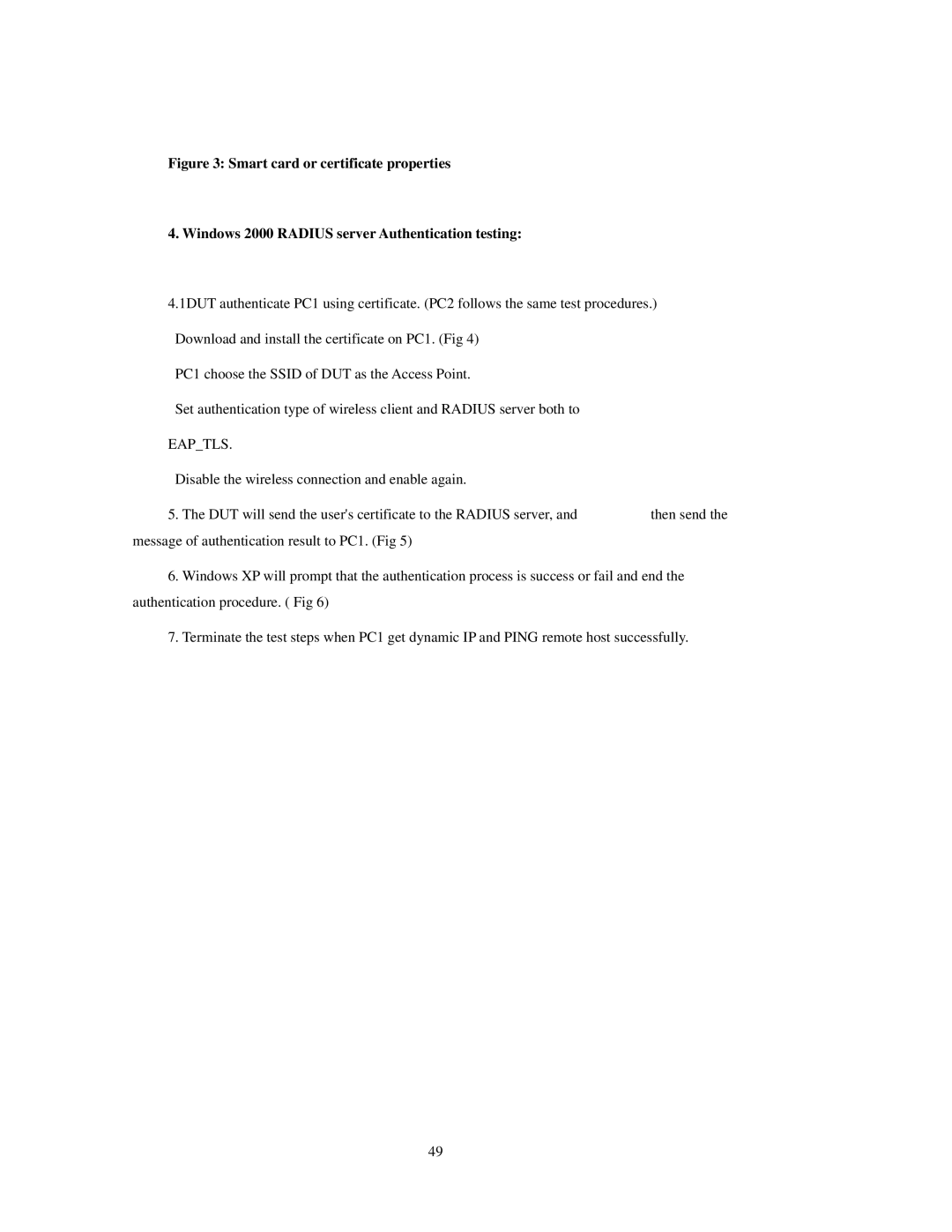 SMC Networks SMCWBR 14-GM manual Eaptls 