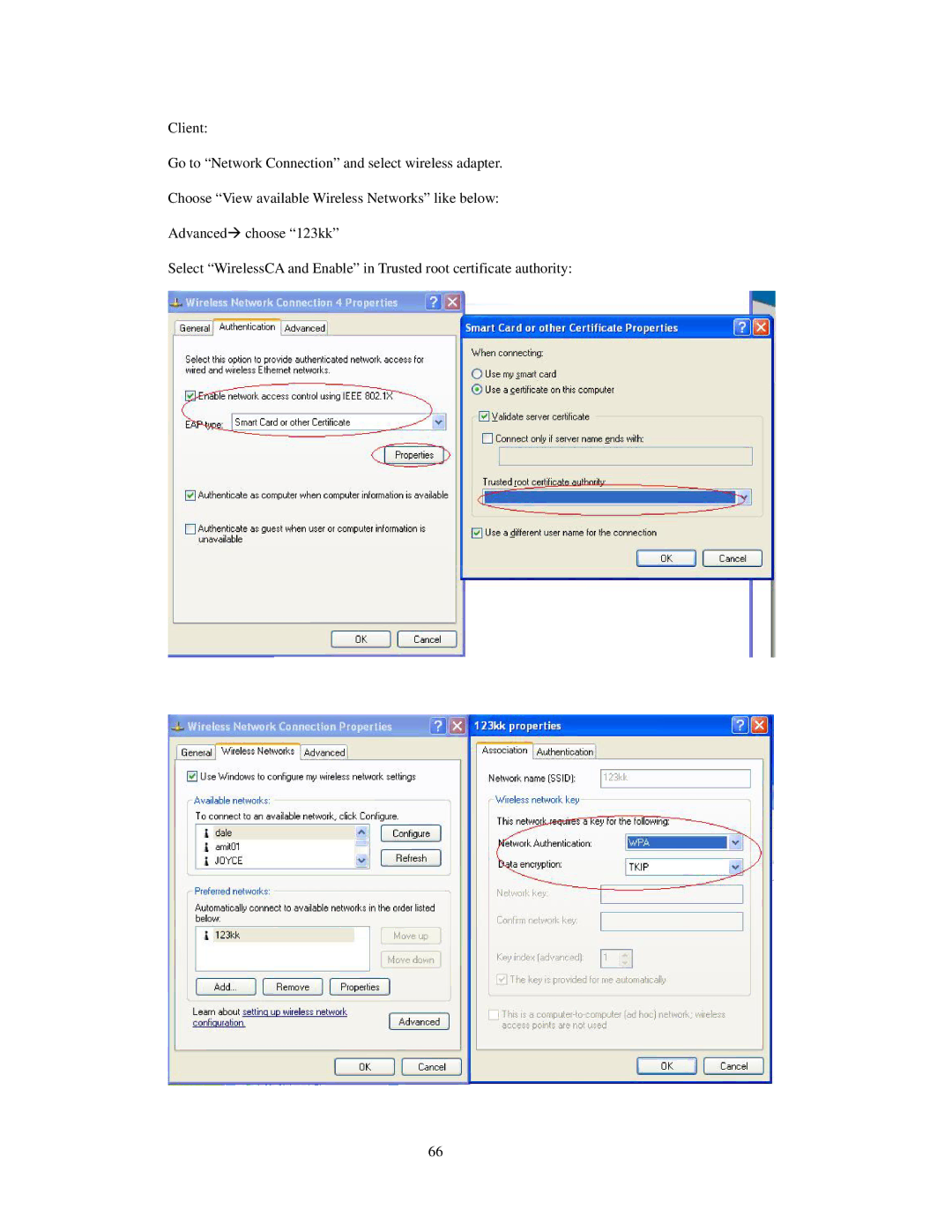 SMC Networks SMCWBR 14-GM manual Client 