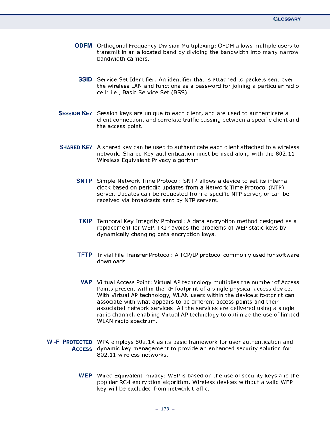 SMC Networks SMCWBR11S-3GN manual 133 