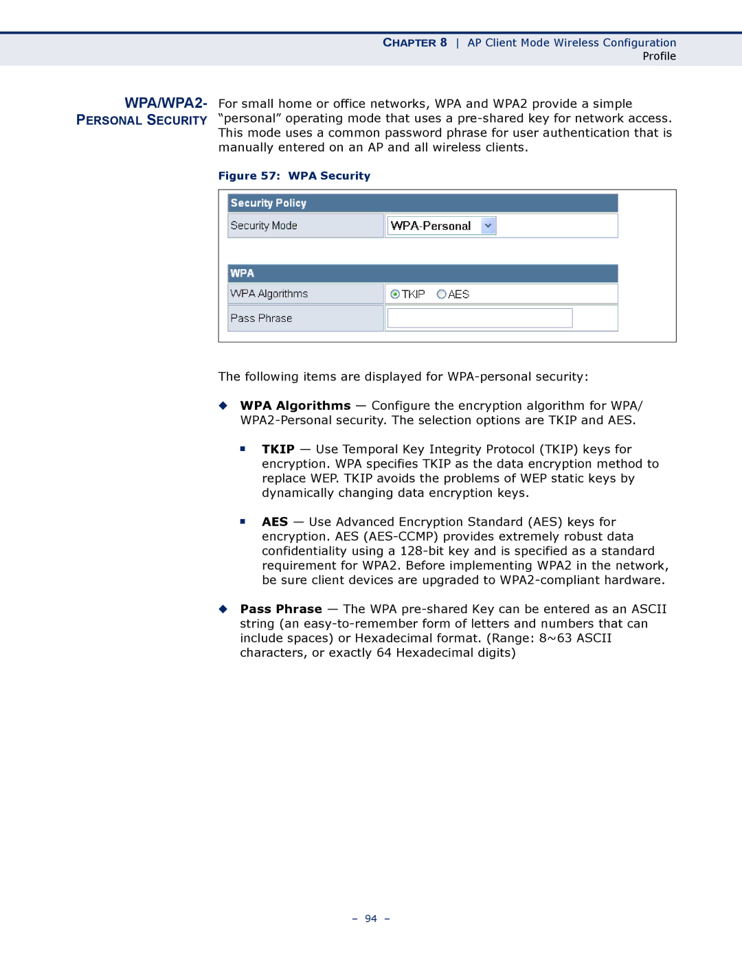 SMC Networks SMCWBR11S-N manual WPA/WPA2 